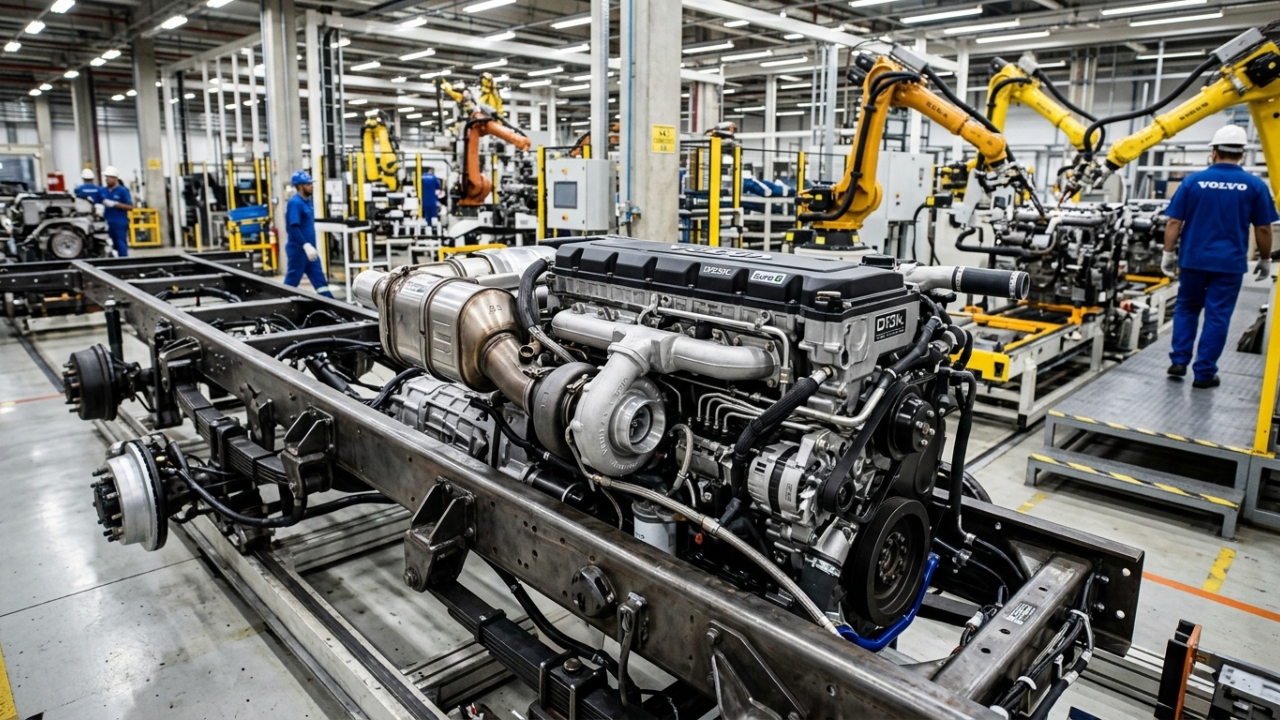 Equipado com motor de 13 litros e 500 cavalos, o novo chassi rodoviário Volvo B13R promete revolucionar as viagens de luxo no Brasil com economia de combustível recorde e sistemas de segurança de última geração