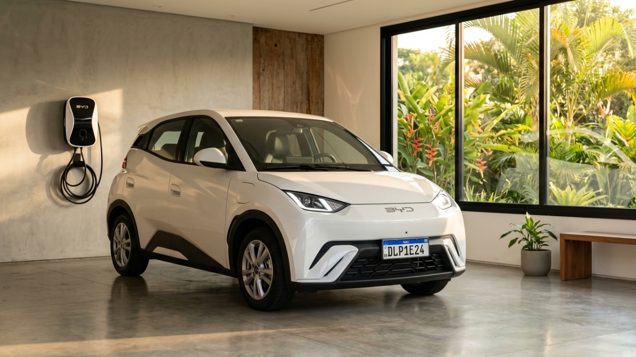 Rodando cerca de 300 quilômetros com uma carga, o compacto elétrico chinês que utiliza baterias de lâmina para garantir a estabilidade térmica total