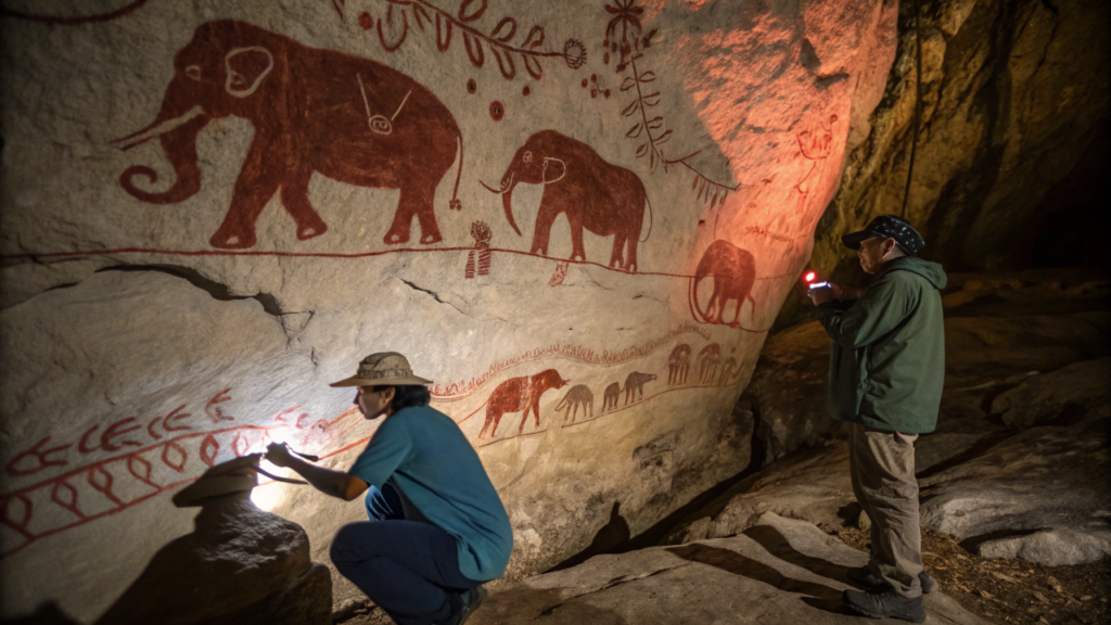 Arqueólogos encontram "Capela Sistina" de 12 quilômetros de extensão com pinturas da Era do Gelo na Amazônia