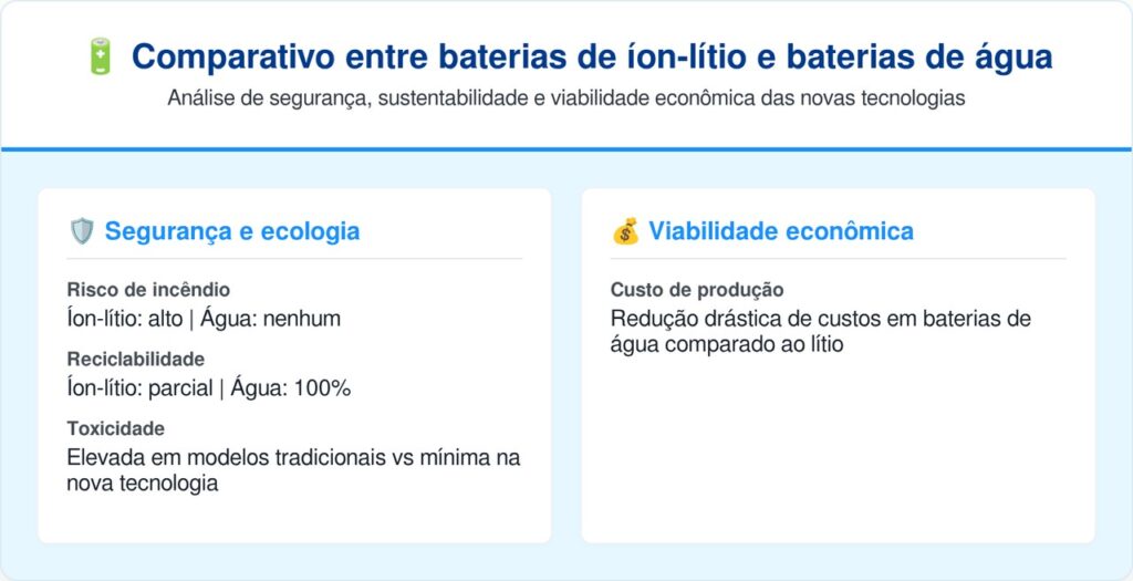 A Universidade RMIT criou uma bateria feita de água que não pega fogo e pode substituir o lítio em celulares e carros elétricos