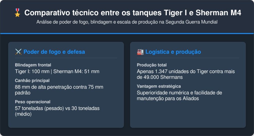 O canhão de 88 mm do Tiger destruía tanques soviéticos e americanos a mais de 2 quilômetros com um único disparo certeiro