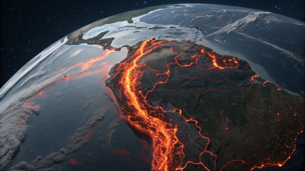 Sismólogos detectam um enorme pedaço do antigo fundo do Oceano Pacífico afundando no manto da Terra