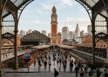 A monumental estação ferroviária de 1901 com uma torre de relógio inspirada no Big Ben que virou o portal histórico e cultural de São Paulo
