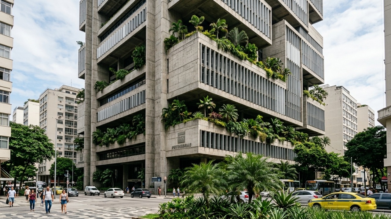 Exibindo arquitetura modernista de 1974 e mais de 100 mil m² de área, o imponente edifício em formato retangular define o horizonte do centro do Rio