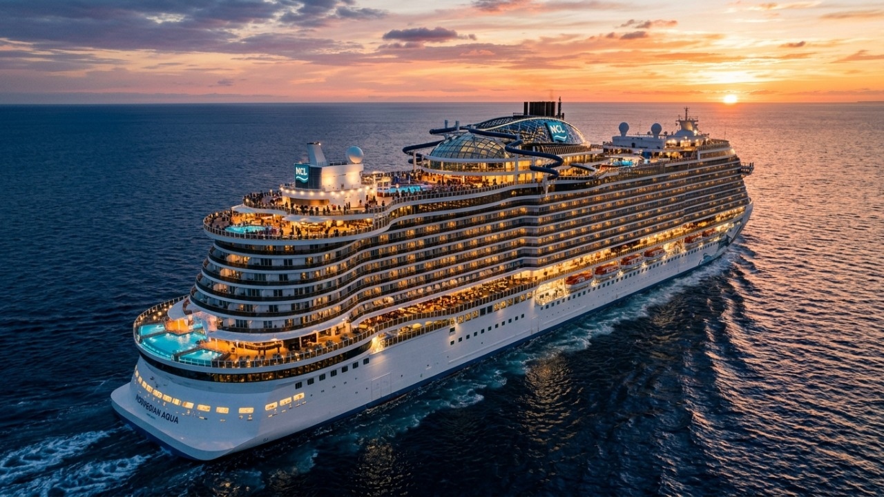 O colossal navio de 156.300 toneladas e capacidade para 3.571 passageiros que inaugura uma nova classe de engenharia marítima