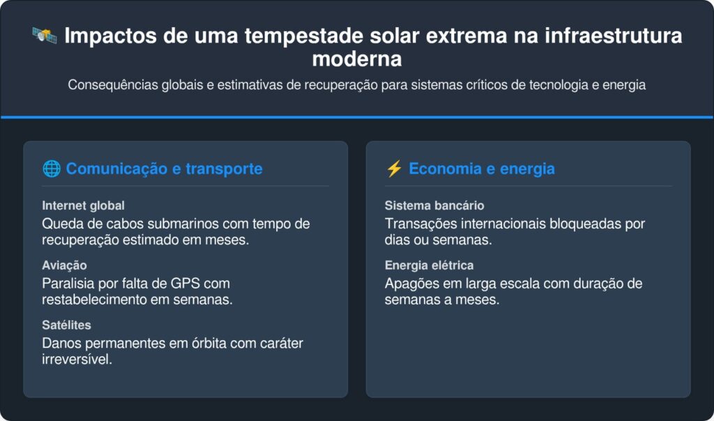 A NASA confirmou que o Tsunami Solar pode derrubar a internet do mundo inteiro nos próximos meses