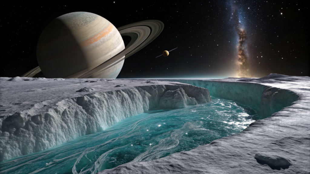 A lua que parece morta tem um oceano gigante escondido sob 30 km de gelo, e isso muda tudo