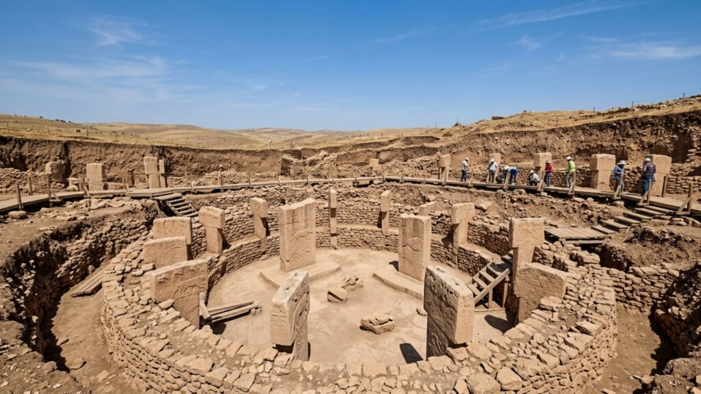 Pilastras de 11 mil anos enterradas alteram a história antiga