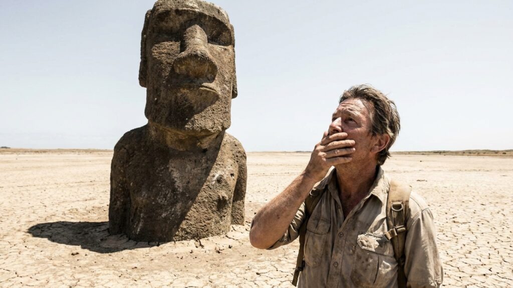 Estátua Moai de 80 toneladas encontrada em leito de lago seco revela segredos sobre o transporte de blocos monumentais por uma civilização isolada sem o uso de rodas ou cavalos