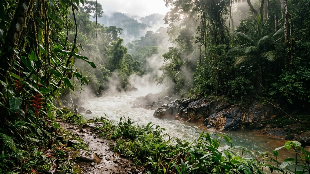 Com águas que atingem 90 graus na Amazônia peruana, o Shanay-Timpishka é o maior rio térmico do mundo a fluir longe de vulcões ativos