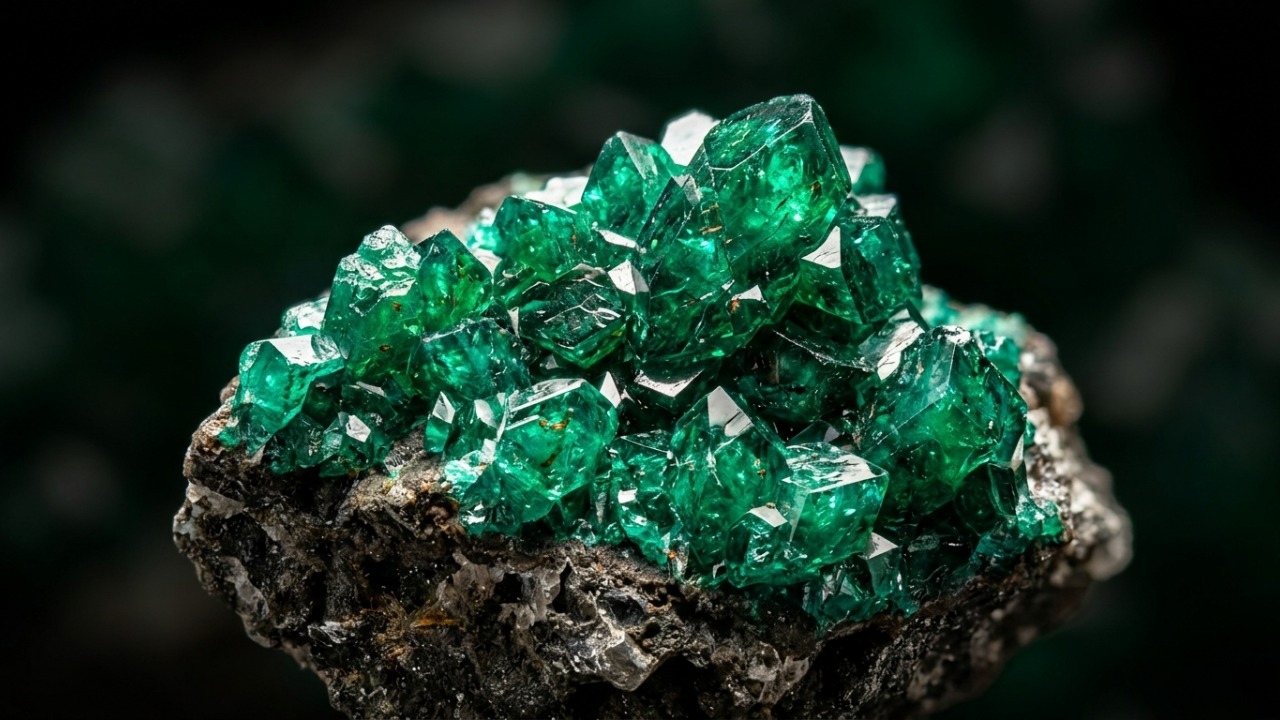 Esqueça o jade, pois este cristal verde-esmeralda cintilante traz a intensidade de cor do cobre, sendo a joia mais desejada por colecionadores