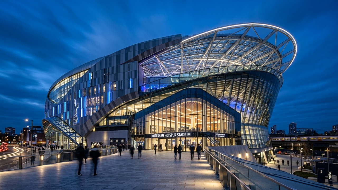 Com 62.850 lugares e um gramado retrátil, a arena em Londres surge como o estádio mais tecnológico e moderno de toda a Europa
