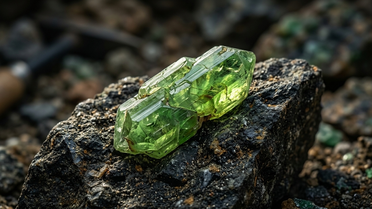 Esqueça a esmeralda comum, pois esta gema verde-amarelada foi descoberta na Carolina do Norte e é um tesouro ultra raro de espodumênio