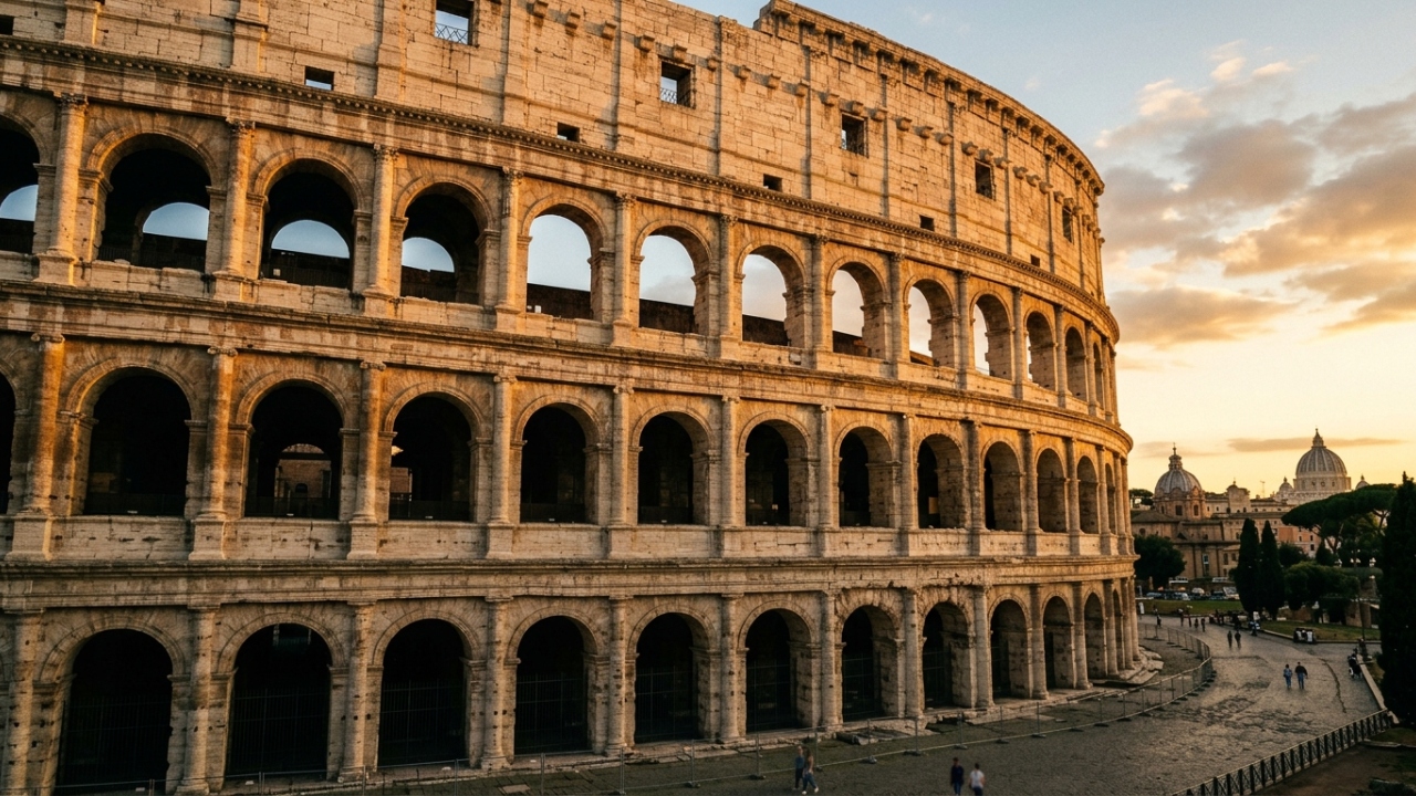 Sustentando 50 mil espectadores desde o ano 80 d.C., o Coliseu romano virou o maior recorde de engenharia e entretenimento da antiguidade