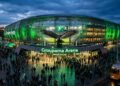 Com capacidade para 23 mil torcedores e 28 camarotes luxuosos, a arena em Budapeste virou a casa oficial do Ferencváros