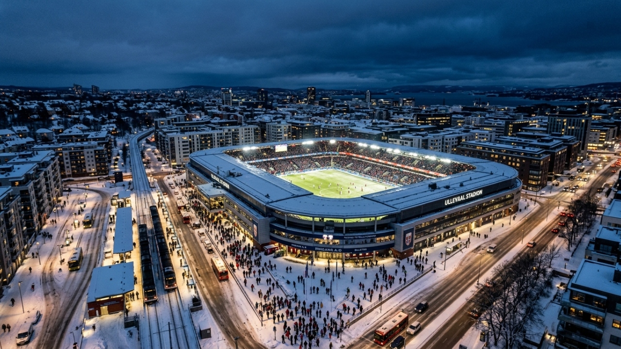 Com capacidade para 28 mil torcedores e sede oficial da seleção norueguesa, o estádio virou o coração vibrante do futebol e dos grandes shows em Oslo