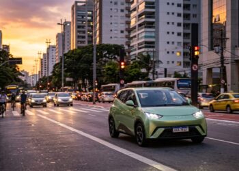 O elétrico urbano de 75 cavalos com bateria de 30 kWh que virou o novo carro racional para quem só roda dentro da cidade