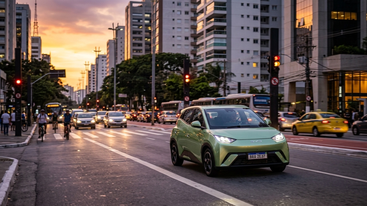 O elétrico urbano de 75 cavalos com bateria de 30 kWh que virou o novo carro racional para quem só roda dentro da cidade