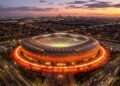 A arena sul-africana inspirada em panelas locais possui 94.736 assentos, sendo o maior palco esportivo do continente