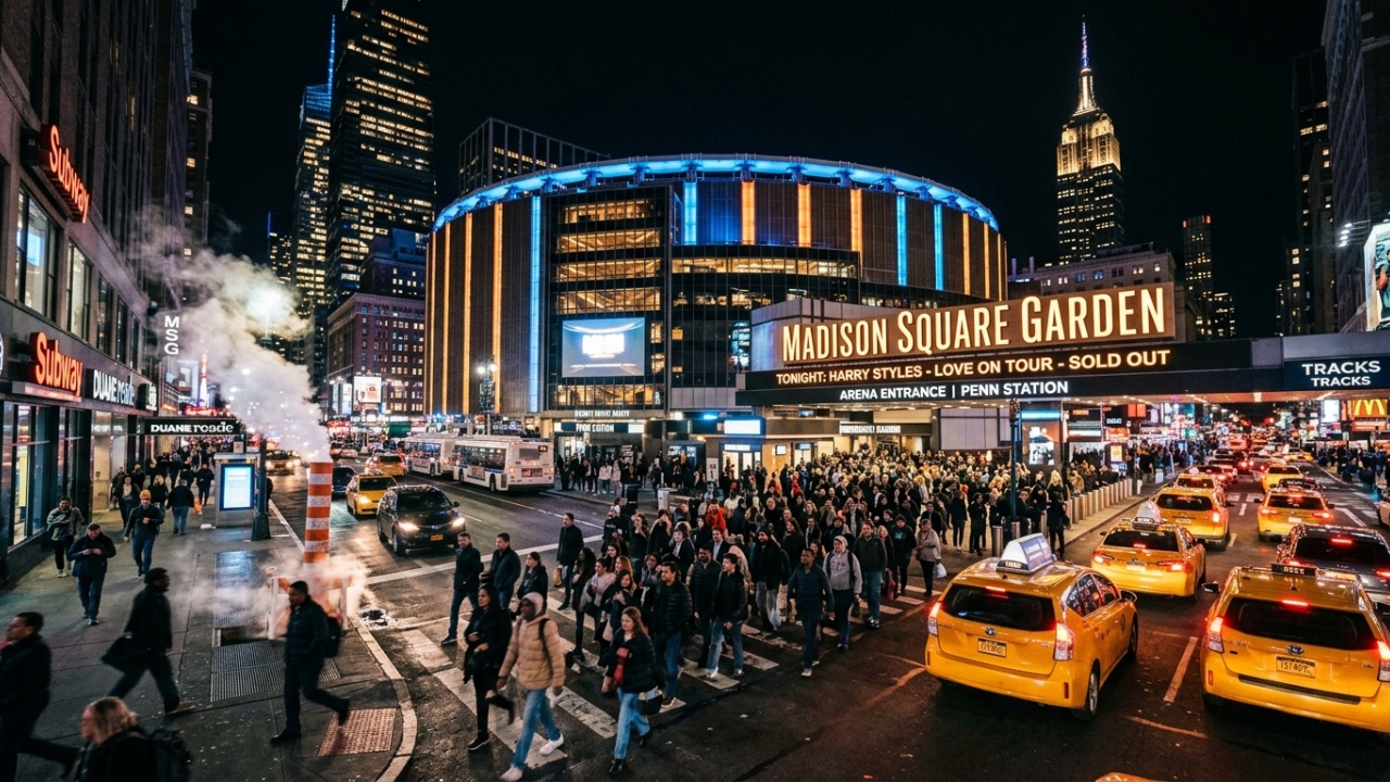 Com cerca de 20 mil lugares e palco para estrelas mundiais, o Madison Square Garden é o ginásio mais famoso e icônico de Nova York