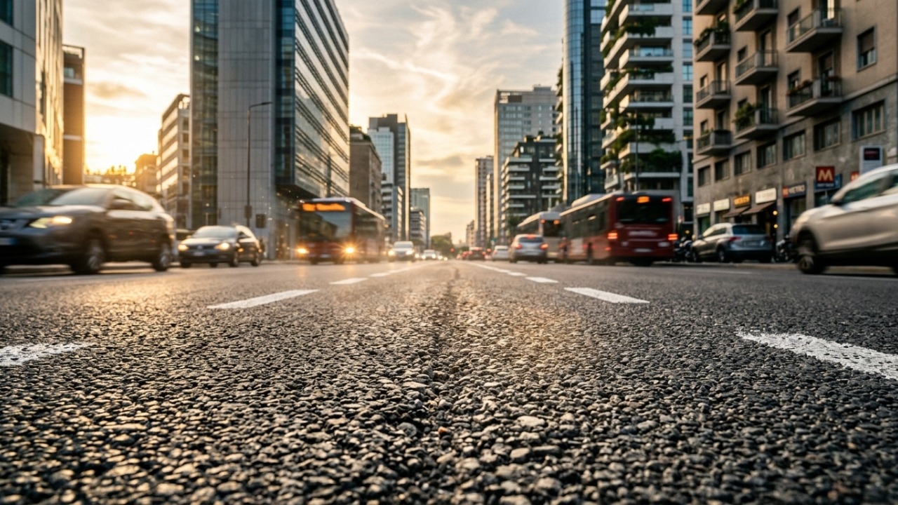 Nanopartículas, dióxido de titânio e luz do sol formam uma aliança no asfalto italiano capaz de devorar a poluição dos carros