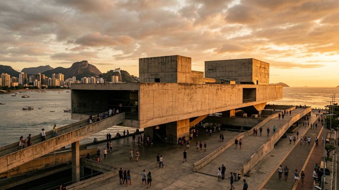 Com um projeto de 29 mil m² assinado por Paulo Mendes da Rocha, o complexo inicia sua aguardada abertura em Vitória, unindo museu e teatro sobre o mar