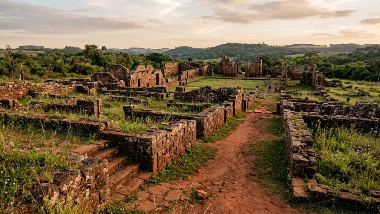 O sítio arqueológico de 1697 em Entre-Ijuís abriga os remanescentes da redução jesuítica que foi a primeira fundição de ferro do Brasil