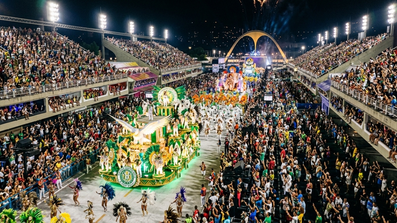Com 700 metros de extensão e projeto de Niemeyer, o Sambódromo virou o palco da maior festa popular do Brasil desde 1984