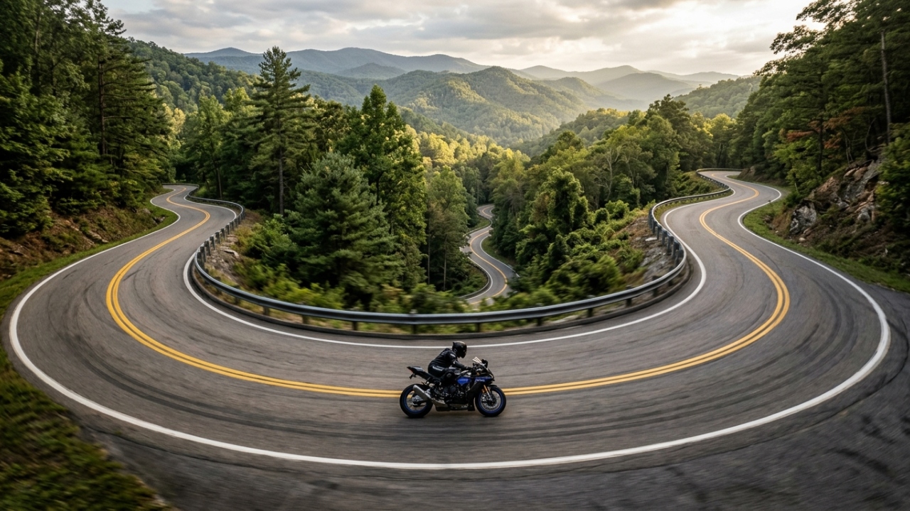 A rodovia americana possui 318 curvas em apenas 18 km; o traçado, que desafia os melhores pilotos, virou o destino mais cobiçado do país
