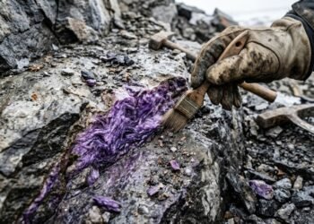 Esqueça a ametista, pois este mineral lilás encontrado na Sibéria surge como uma raridade geológica de textura única