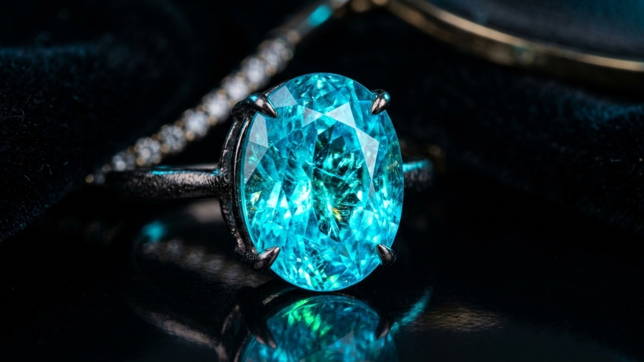Esqueça a turmalina paraíba, pois este mineral brilha com uma intensidade neon fascinante que desafia as cores da própria natureza
