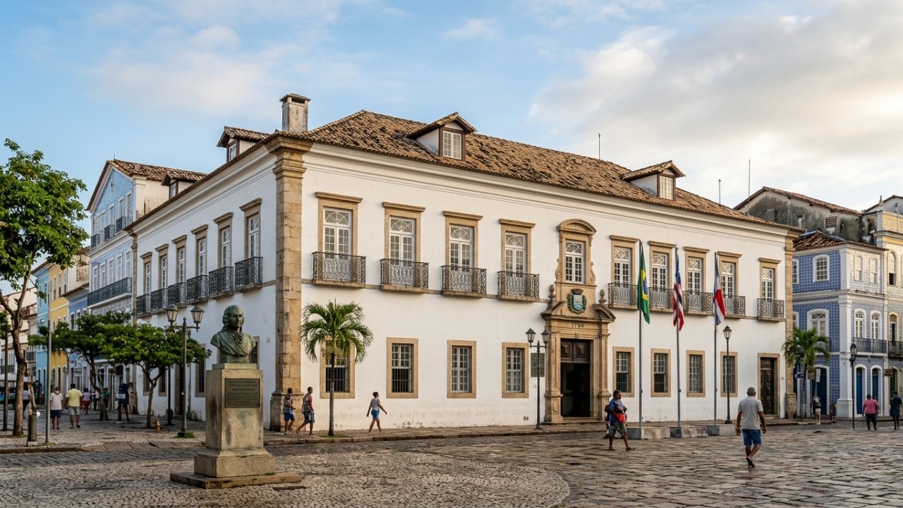 Datada de 1689, a sede da prefeitura exibe traços coloniais que narram a história da capital maranhense há mais de três séculos