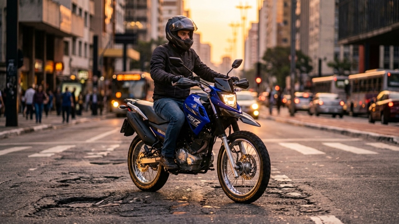 A trail de R$ 22 mil tenta seduzir quem enfrenta buraco, lombada e rua ruim sem querer partir para moto grande