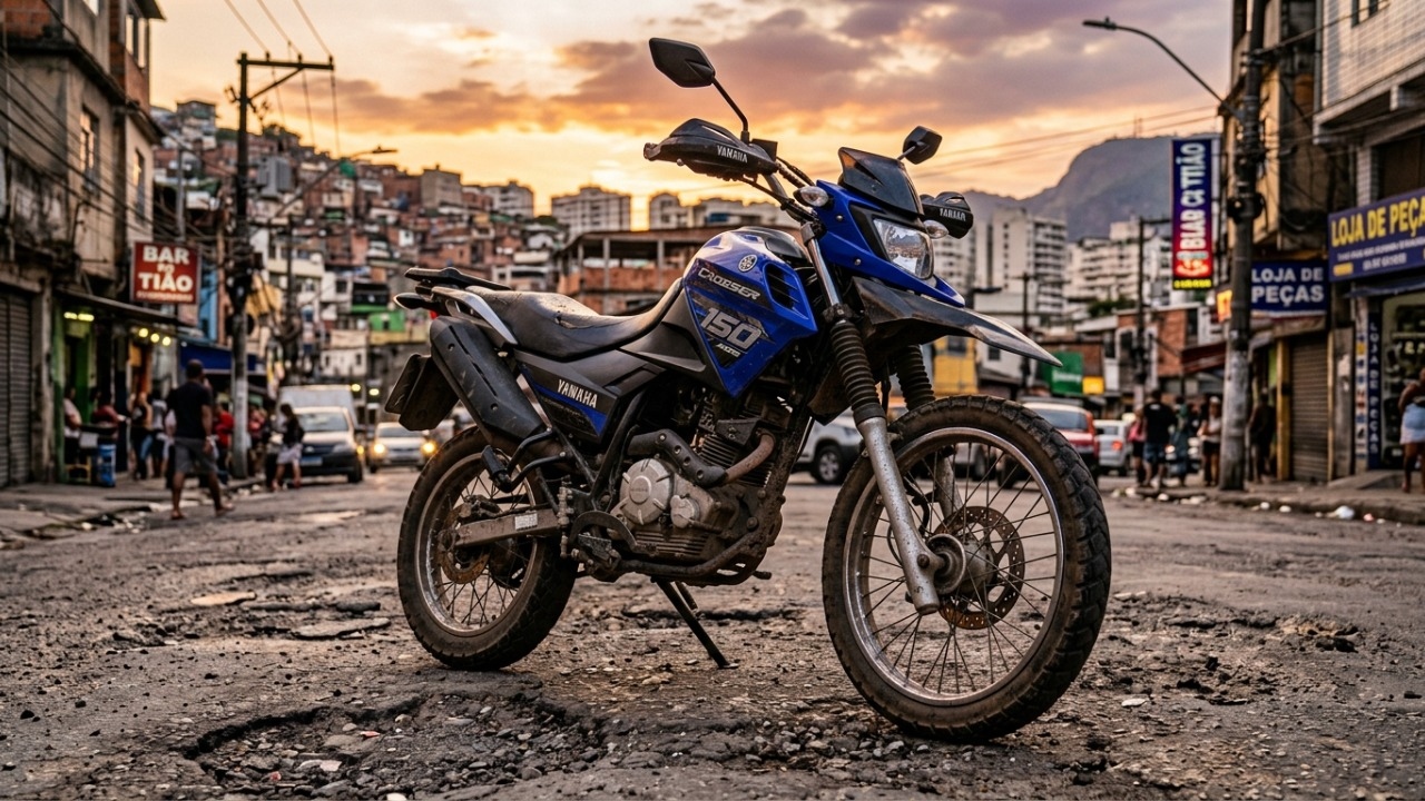 A trail de 150 cc que pode fazer mais de 35 km/l e encara buraco como se fosse parte do caminho