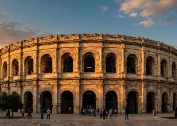 Com 13 mil lugares atuais e estrutura romana de 70 d.C., a Arena de Nîmes é um dos anfiteatros mais bem preservados do mundo antigo