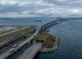 Estrutura híbrida que conecta Suécia e Dinamarca através de uma ilha artificial e túnel subaquático