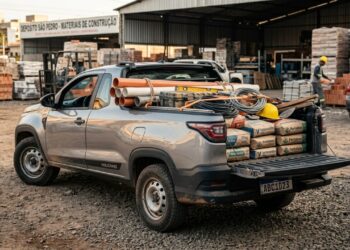 A picape compacta da Fiat que carrega mais que muito hatch suporta rotina de obra e virou extensão do trabalho no Brasil