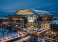 Com seu teto retrátil inovador e 38 mil lugares, o estádio em Copenhague virou o maior palco de futebol e shows da Dinamarca