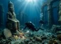 A cidade engolida pelo Mediterrâneo que devolve estátuas gigantes e templos depois de mais de 1.200 anos submersa