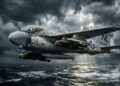 Com capacidade para 8,1 toneladas de carga e radar de precisão, o A-6 Intruder foi o bombardeiro de ataque mais versátil da Marinha dos EUA