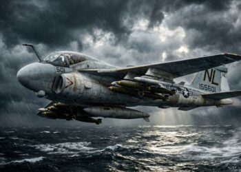 Com capacidade para 8,1 toneladas de carga e radar de precisão, o A-6 Intruder foi o bombardeiro de ataque mais versátil da Marinha dos EUA