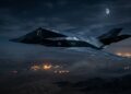 Voando a 1.000 km/h e invisível aos radares graças às suas facetas angulares, este foi o primeiro avião de ataque furtivo da história