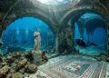 O porto romano submerso que revela como o mar apagou uma cidade inteira e preservou parte do império sob a água