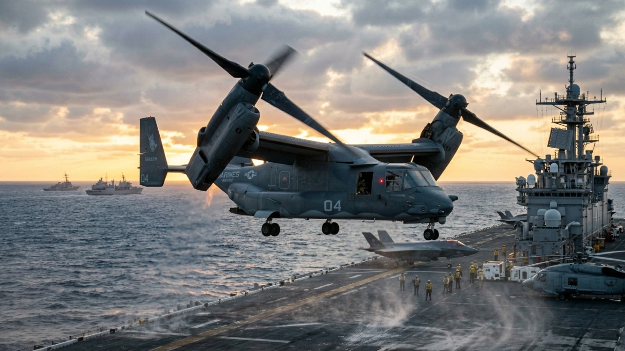 A aeronave da Bell Boeing que decola como helicóptero e vira avião em pleno ar atingindo mais de 500 km/h em segundos