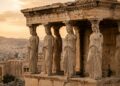 Com suas 6 estátuas de cariátides esculpidas em 406 a.C., o templo virou a obra-prima mais enigmática da arquitetura clássica na Acrópole de Atenas