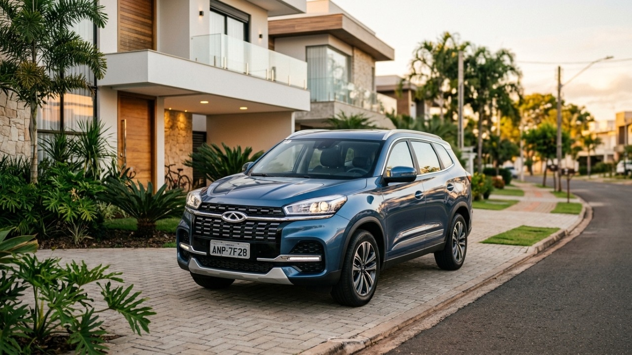 Com sete lugares e motor turbo de 187 cavalos, o Tiggo 8 elevou o patamar do mercado nacional oferecendo luxo e tecnologia para famílias numerosas