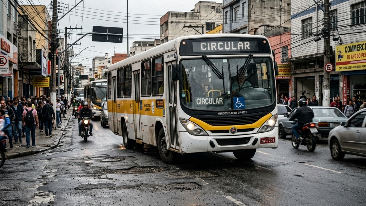 Com 12 metros, motor dianteiro e capacidade para mais de 80 passageiros, o ônibus que virou “tanque urbano” das capitais brasileiras