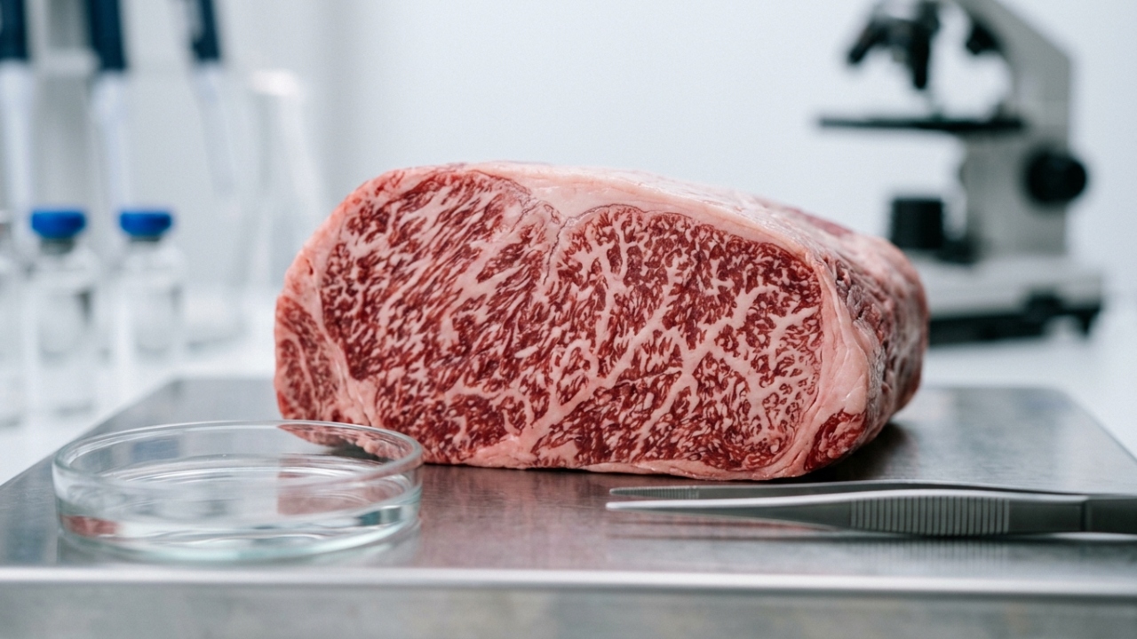 Cientistas japoneses criaram um bife de Wagyu em laboratório que tem o mesmo sabor e textura do original