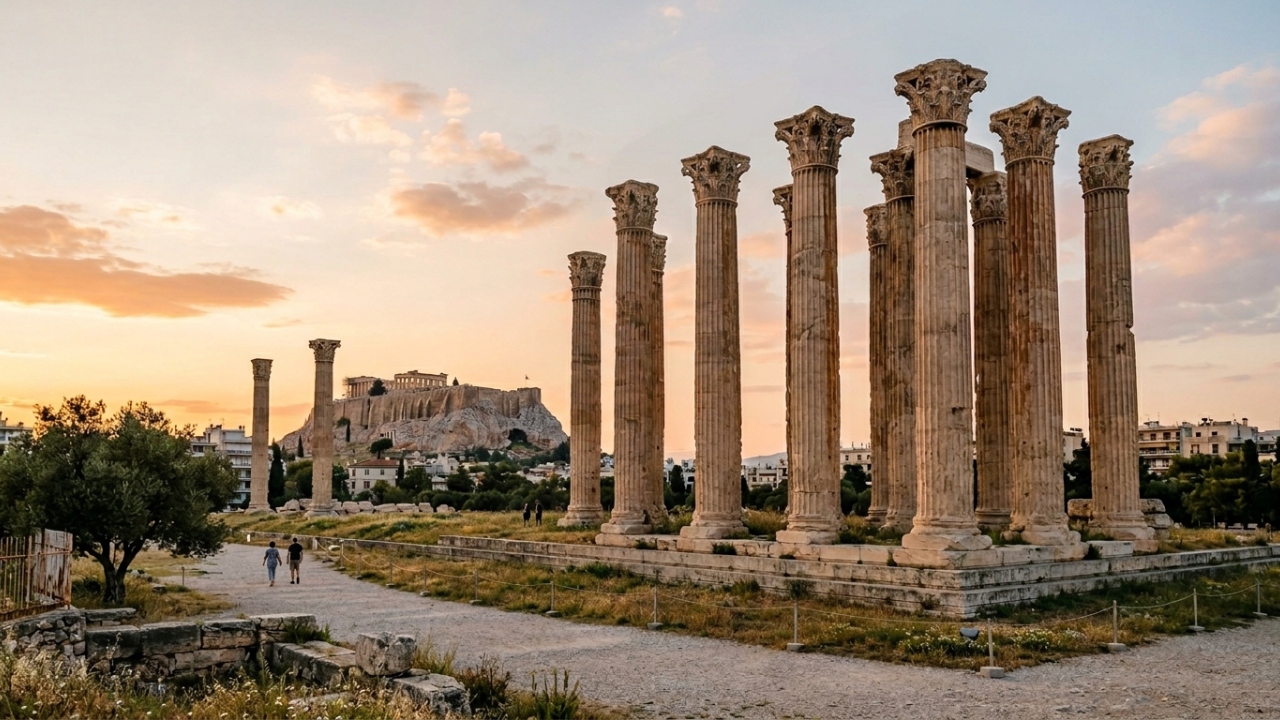 Com 104 colunas originais de 17 metros de altura, o templo grego levou 600 anos para ser concluído e virou um gigante da antiguidade