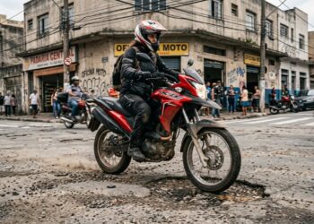 Visual de aventureira e motor de 190 cilindradas fazem esta Honda virar opção para quem pega asfalto ruim todo dia